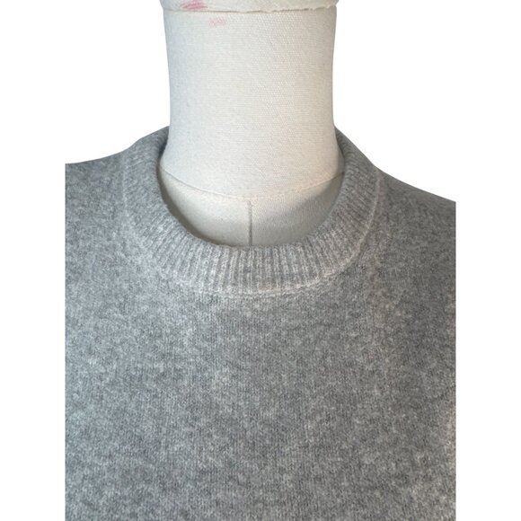 2/$30 ZARA Attractive Light Gray Large Knit Sweater Polyester & Wool Blend - Picture 5 of 15